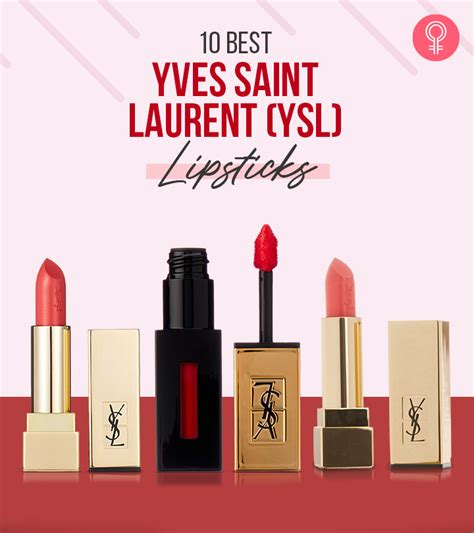 ysl lipstick top 10|yves saint laurent lipstick shades.